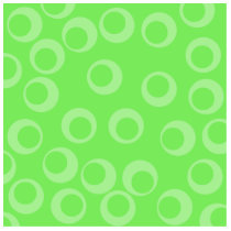 Circle design in green. Retro pattern. Custom Photo Cut Out