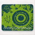 Circle Flowers Swirly - Customised - Customised mousepads