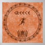 Circle Greek design posters