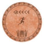 circle Greek design stickers