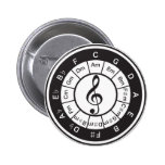 Circle of 5th pinback buttons