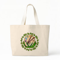Circle Of Art And Life Canvas Bag