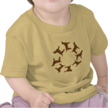 Circle of Chocolate Labs Tee Shirt