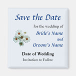 Circle of Daisies Save the Date Magnet