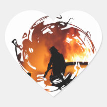 Circle Of Flames Sticker