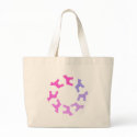 Circle of Giant Schnauzers (pinks to purples) bags