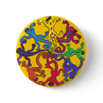 Circle of Lizards Button