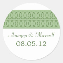 Circle of Love Wedding Stickers