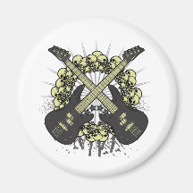 Circle of Skulls Fridge Magnets