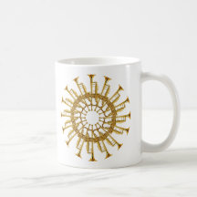 Circle of Trumpets Coffee Mugs