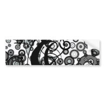 Circle Seven - Abstract Bumper Sticker
