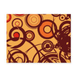 Circle Seven Abstract Postcard