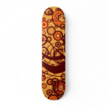 Circle Seven Abstract Skateboard Deck