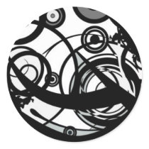 Circle Seven Abstract Stickers