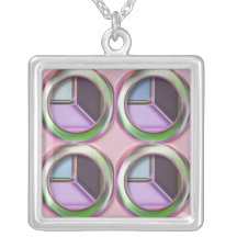 Circles and Cubes Custom Necklace