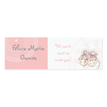 Circles 'n Booties, Baby Girl Shower Invitation
