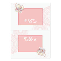 Circles 'n Booties, Baby Girl Shower Invitation