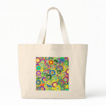 Circles of Colours Canvas Bags