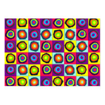circles pattern business card templates