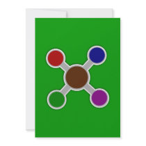 Circles_Vector_Clipart red blue green atom shapes Custom Announcement