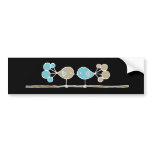 Circletail Birds Bumper Sticker