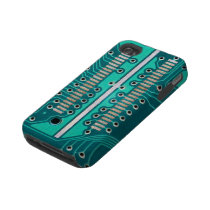 Circuit Board 1 Iphone 4 Tough Case