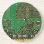 circuit board background coaster