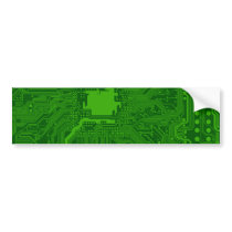 Circuit Board Bumper Sticker