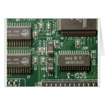Circuit Board Design Greeting Cards