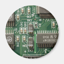 Circuit Board Design Fridge Magnet