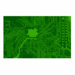 Circuit Board Photo Cut Out