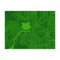 Circuit Board Postcard