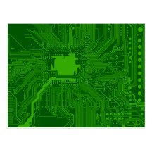 Circuit Board Postcard