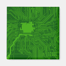 Circuit Board Refrigerator Magnet