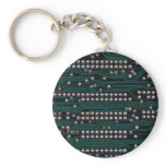 Circuit board wiring keychains
