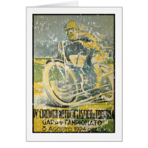Circuito Motociclistico-1924 - distressed Card