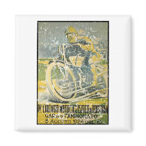Circuito Motociclistico-1924 - distressed Refrigerator Magnets