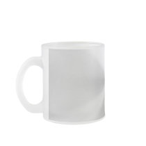 Circular Brushed Aluminium Textured Coffee Mug