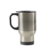 Circular Brushed Aluminium Textured Coffee Mugs