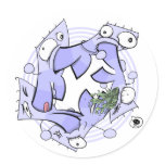 Circular Cannibalism stickers