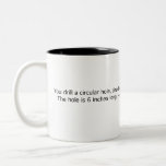 Circular Hole Through Sphere Mug