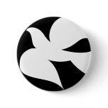 Circular Peace Dove buttons