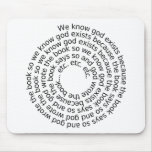 Circular Reasoning (spiral) mousepads