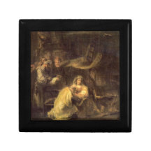 Circumcision of Christ by Rembrandt Trinket Boxes