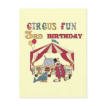 Circus 3rd Birthday Tshirts and Gifts