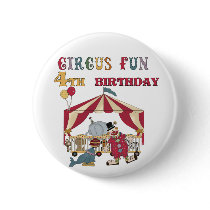 Circus 4th Birthday Tshirts and Gifts