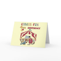 Circus 4th Birthday Tshirts and Gifts