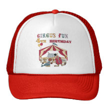 Circus 4th Birthday Tshirts and Gifts Trucker Hat