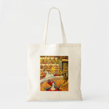 Circus by Georges Seurat Canvas Bags