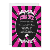Circus Carnival Invitation